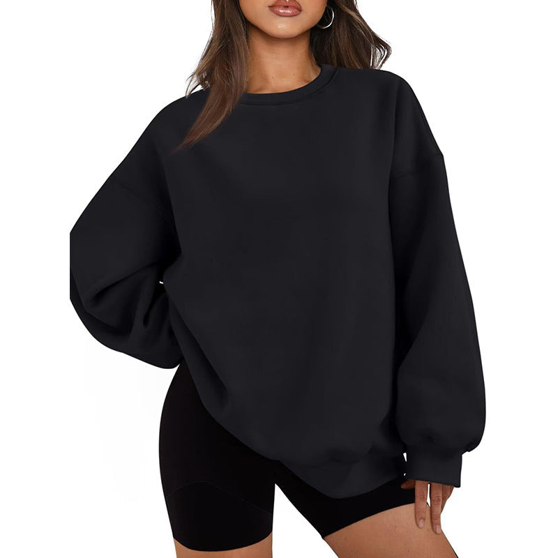 Pull oversized décontracté pour femme à coupe ample