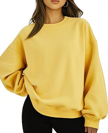 Pull oversized décontracté pour femme à coupe ample