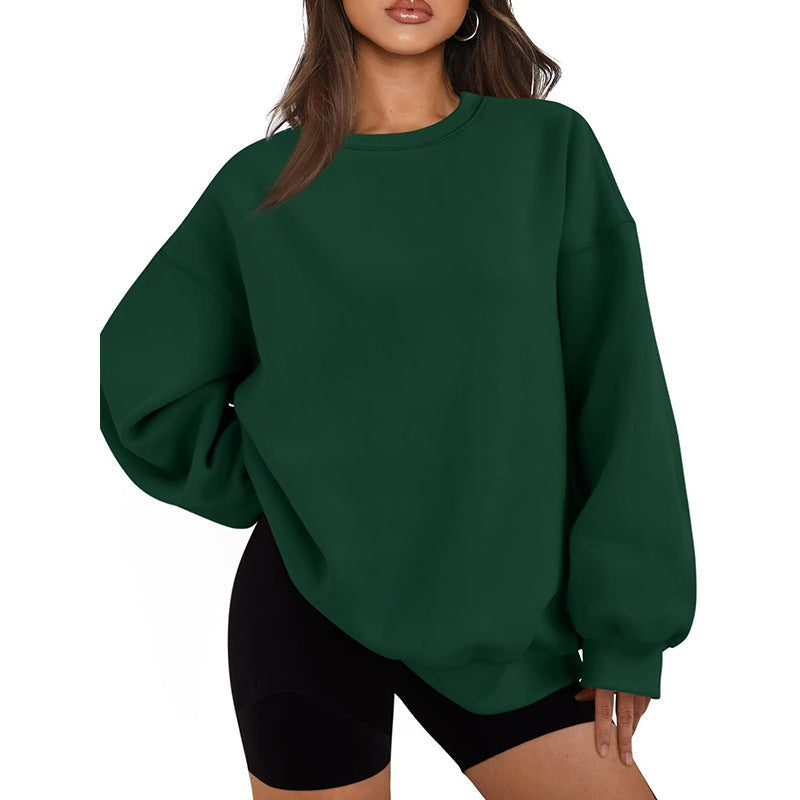 Pull oversized décontracté pour femme à coupe ample