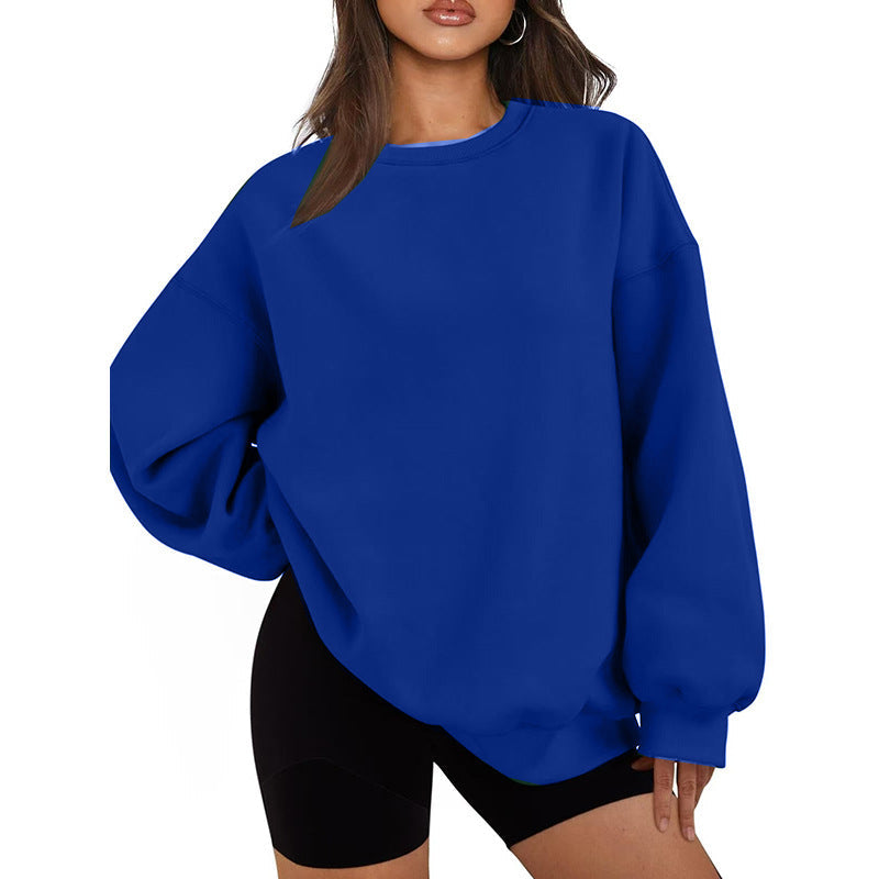 Pull oversized décontracté pour femme à coupe ample