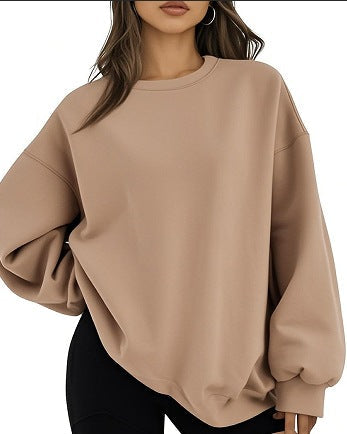 Pull oversized décontracté pour femme à coupe ample