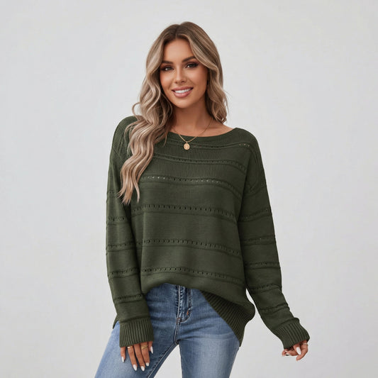 Pull tricoté oversize
