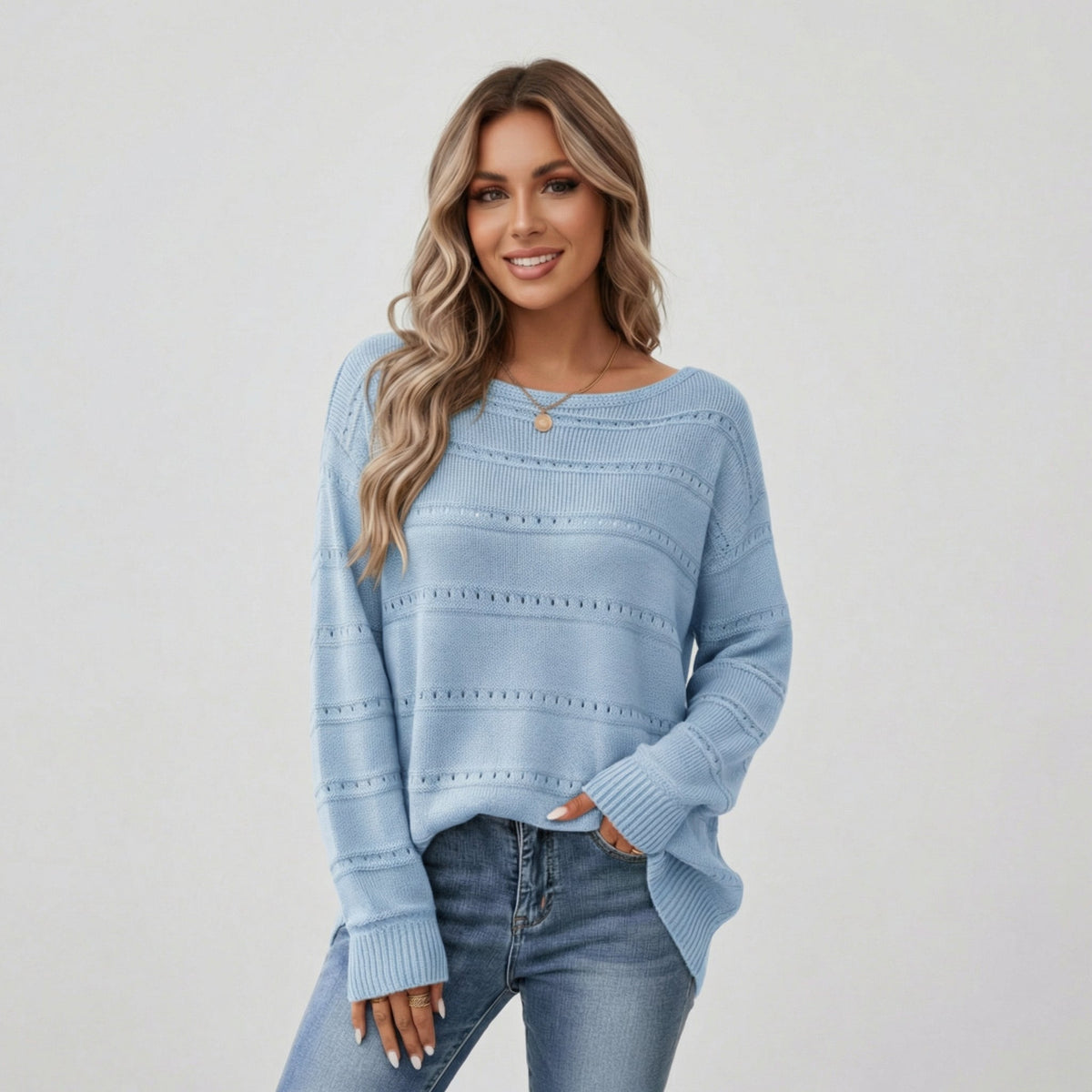 Pull tricoté oversize