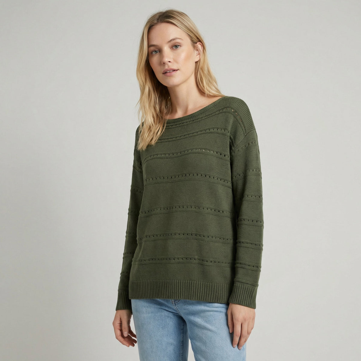 Pull tricoté oversize