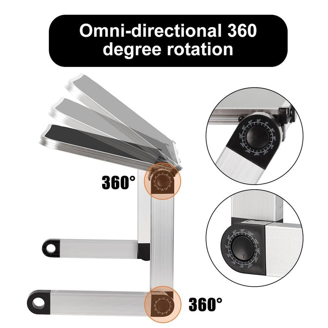 Pupitre pour ordinateur portable ergonomique réglable