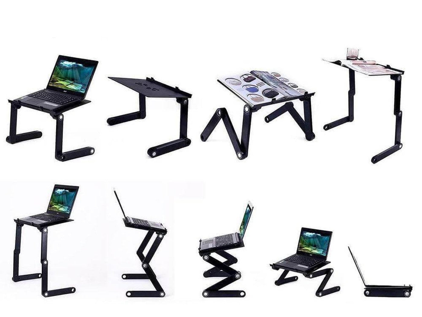 Pupitre pour ordinateur portable ergonomique réglable