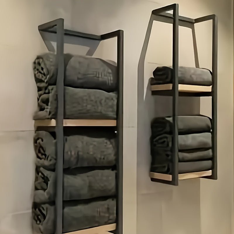 PUREDRY – Elegant Wall Towel Holder – Rust-Resistant Stainless Steel Design