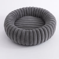Cama redonda para mascotas perfectamente mullida