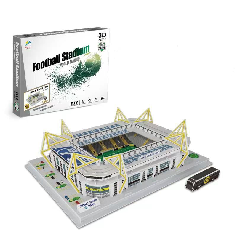 Puzzle 3D stade de football
