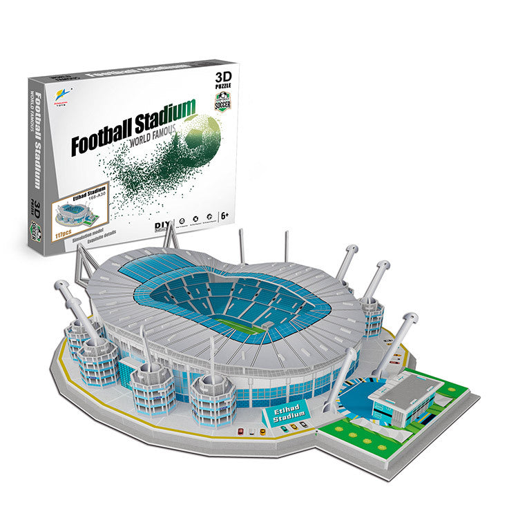 Puzzle 3D stade de football