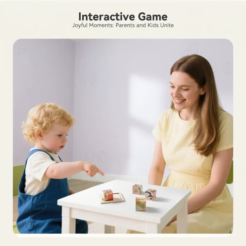 Puzzle en bois animaux Montessori 6-en-1