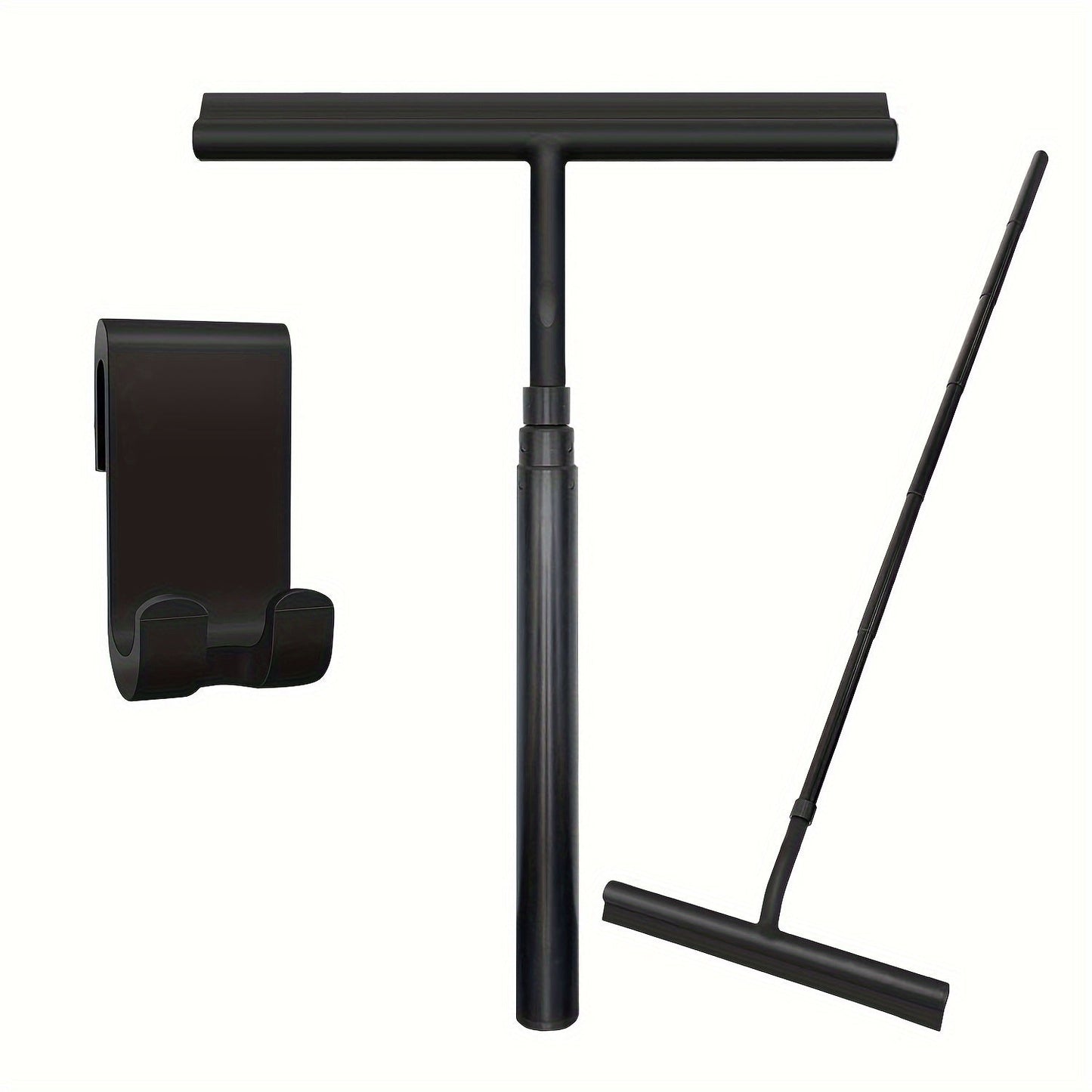 Raclette de douche télescopique avec manche extensible pour un nettoyage efficace