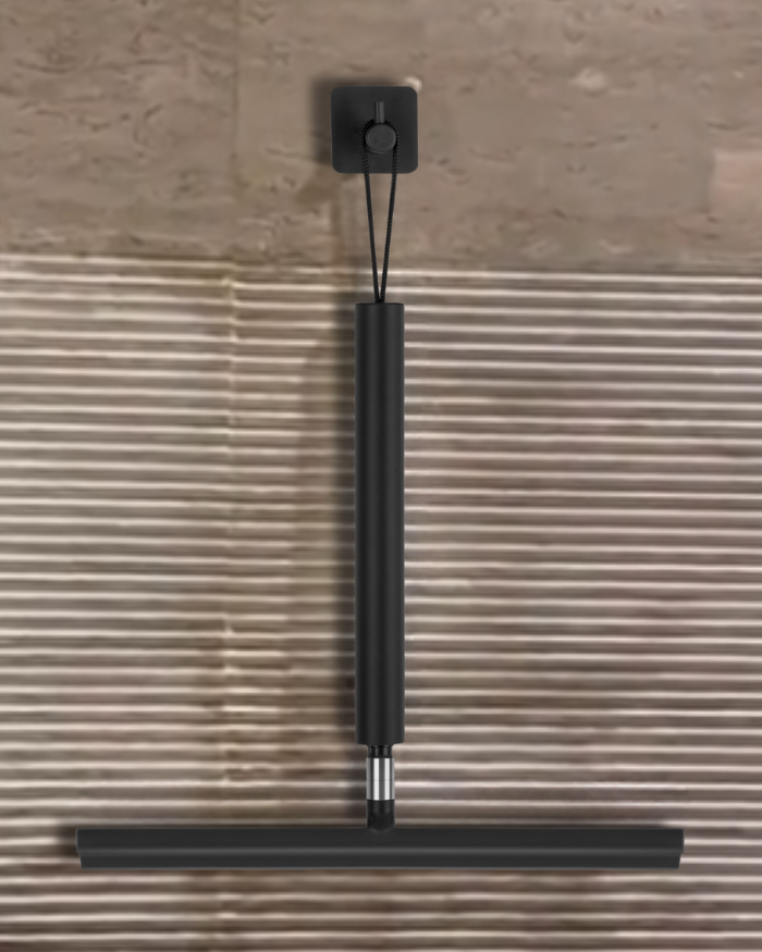 Raclette de douche télescopique avec manche extensible pour un nettoyage efficace
