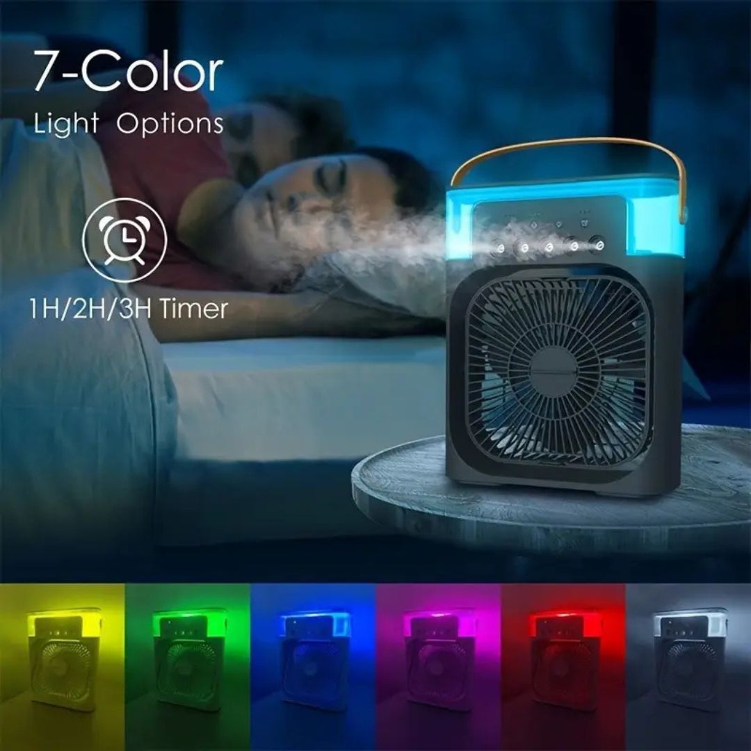 Rafraîchisseur d'air et humidificateur portable 3-en-1