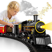 RailRush - Ηλεκτρικό Τρενάκι με Μπαταρία, Ρεαλιστικούς Ήχους και Εύκολη Συναρμολόγηση Σιδηροτροχιών