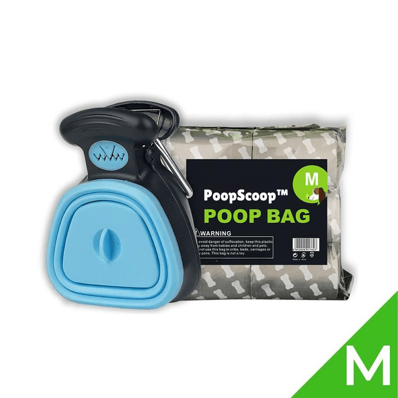 Ramasse-crottes pour chien intelligent et hygiénique avec distributeur de sacs intégré