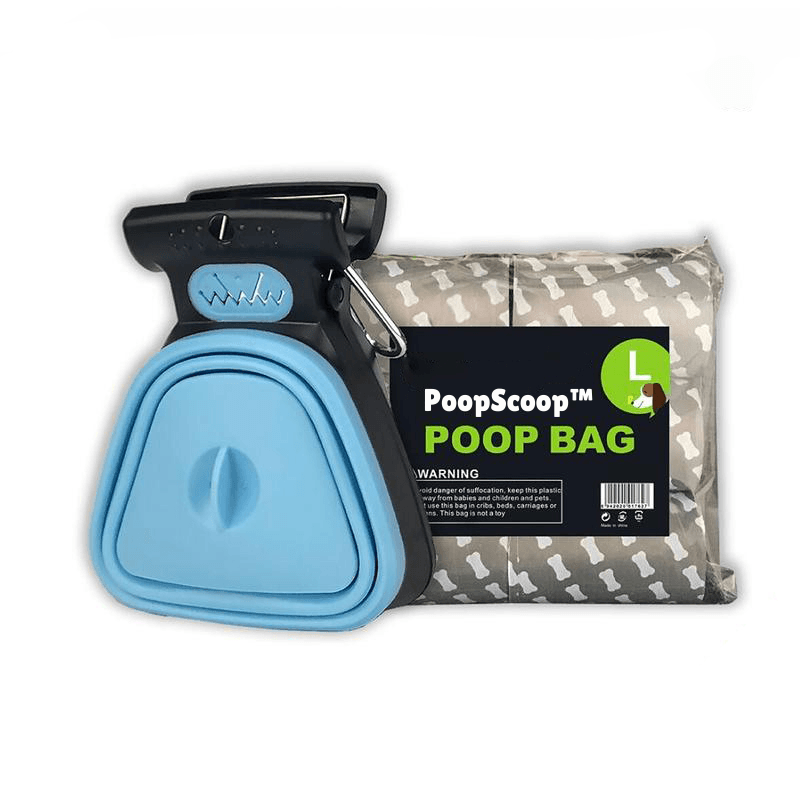 Ramasse-crottes pour chien intelligent et hygiénique avec distributeur de sacs intégré