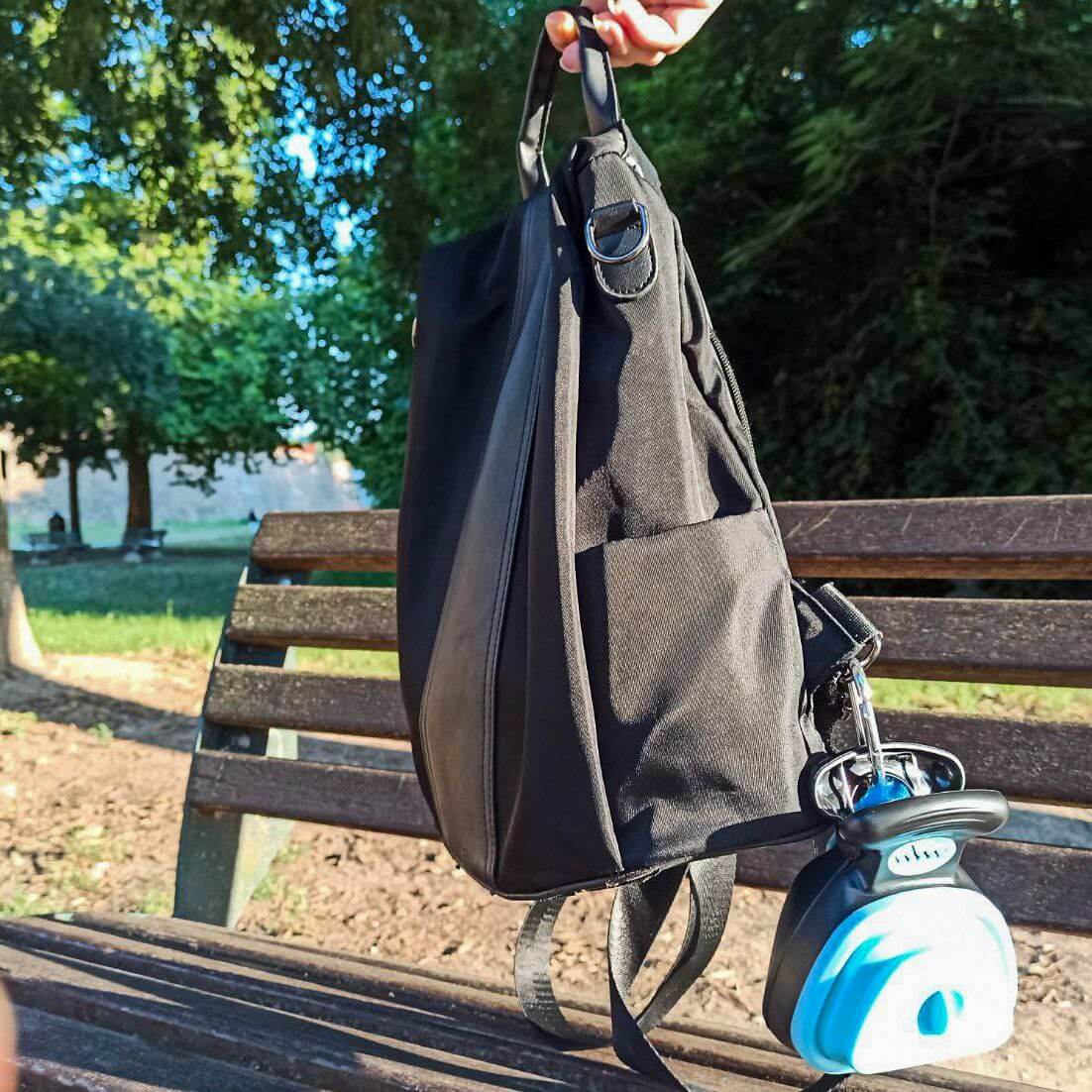 Ramasse-crottes pour chien intelligent et hygiénique avec distributeur de sacs intégré