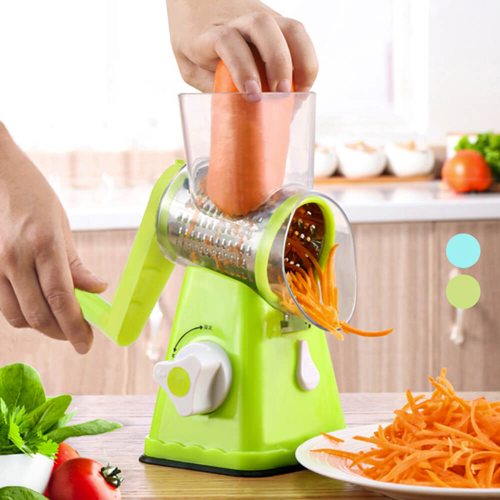 Râpe rotative et coupe-légumes