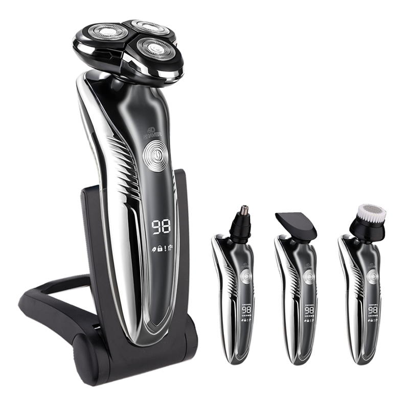 Rasoir électrique rechargeable pour rasage humide et sec