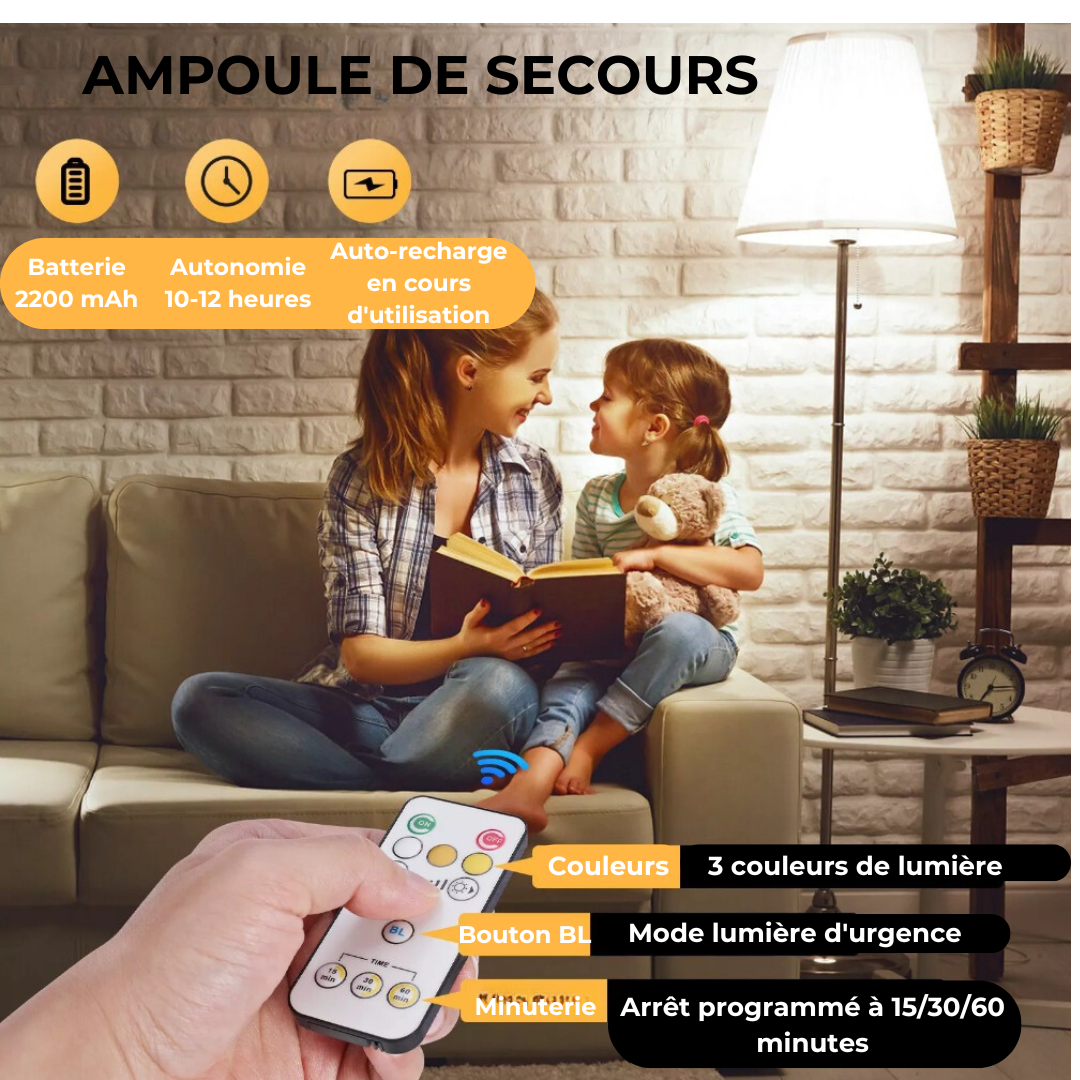 Rechargeable LED Bulb with Remote Control – Practicality and Energy Savings