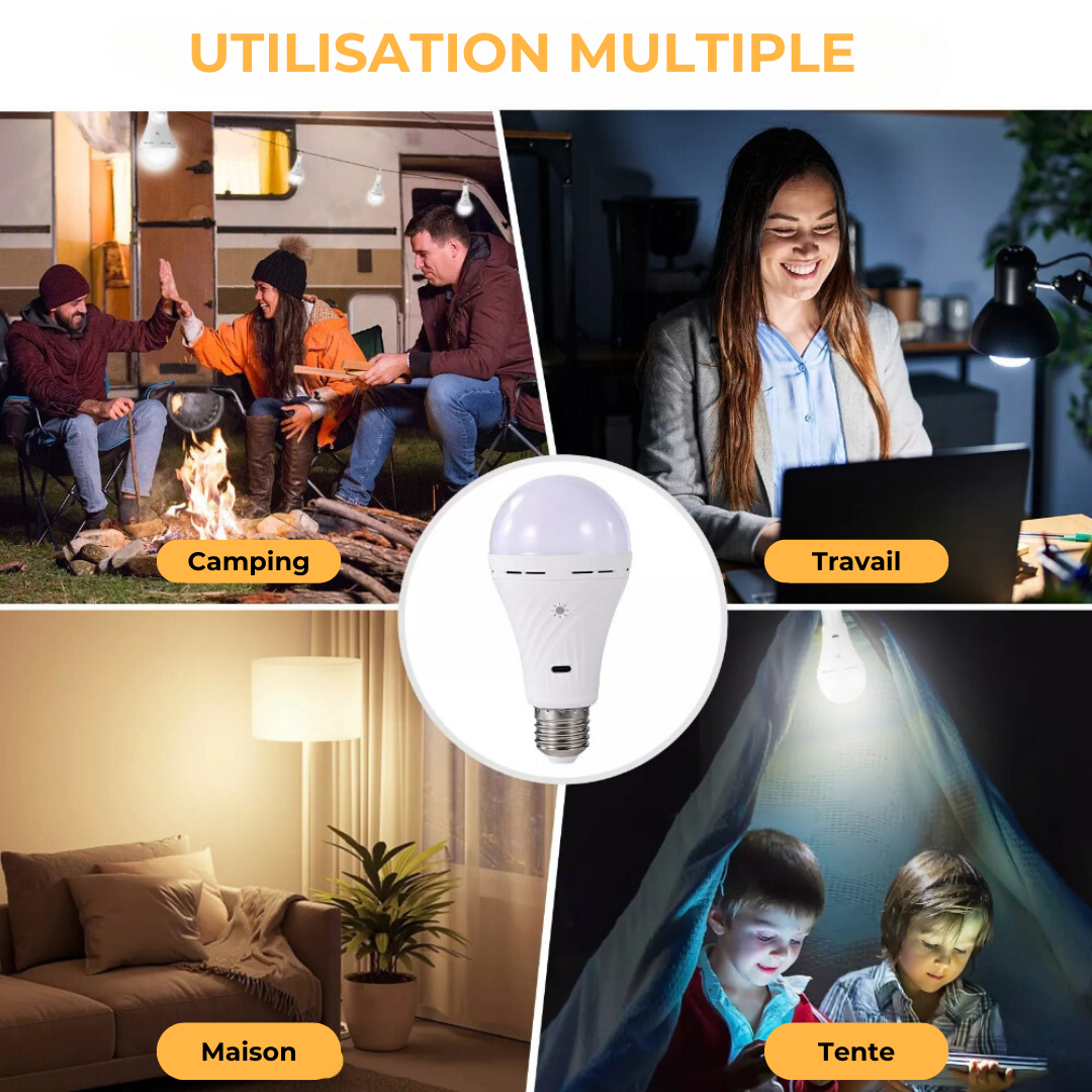 Rechargeable LED Bulb with Remote Control – Practicality and Energy Savings