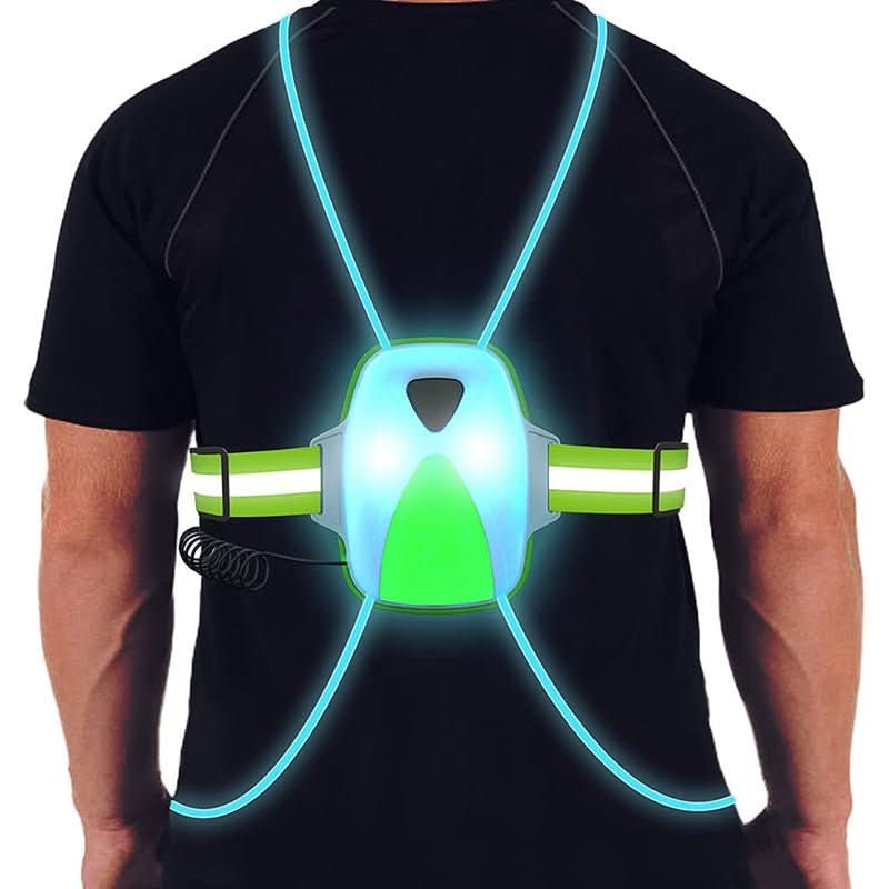 REFLECTGLOW – Adjustable LED Safety Vest for Maximum Visibility