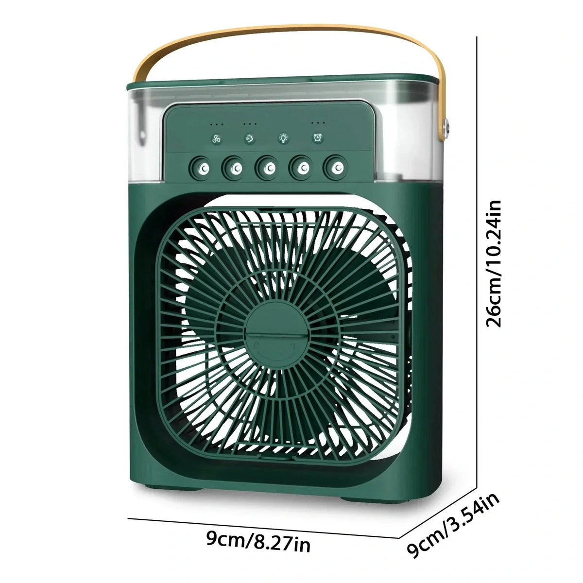 Refroidisseur d'air portable 3 en 1 avec humidificateur et veilleuse LED