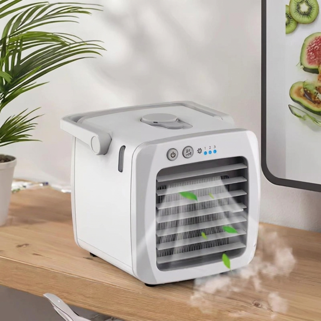 Refroidisseur d'air portable 4 en 1 avec humidificateur et purificateur