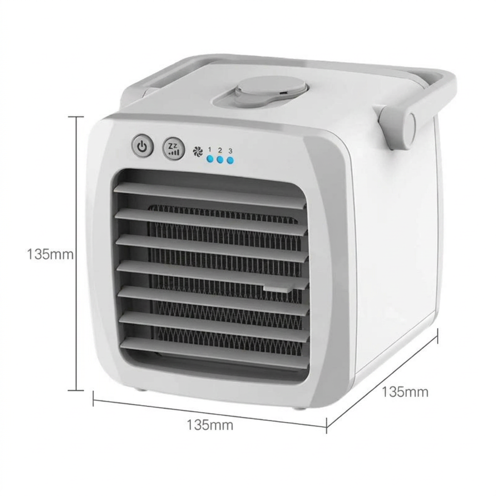 Refroidisseur d'air portable 4 en 1 avec humidificateur et purificateur