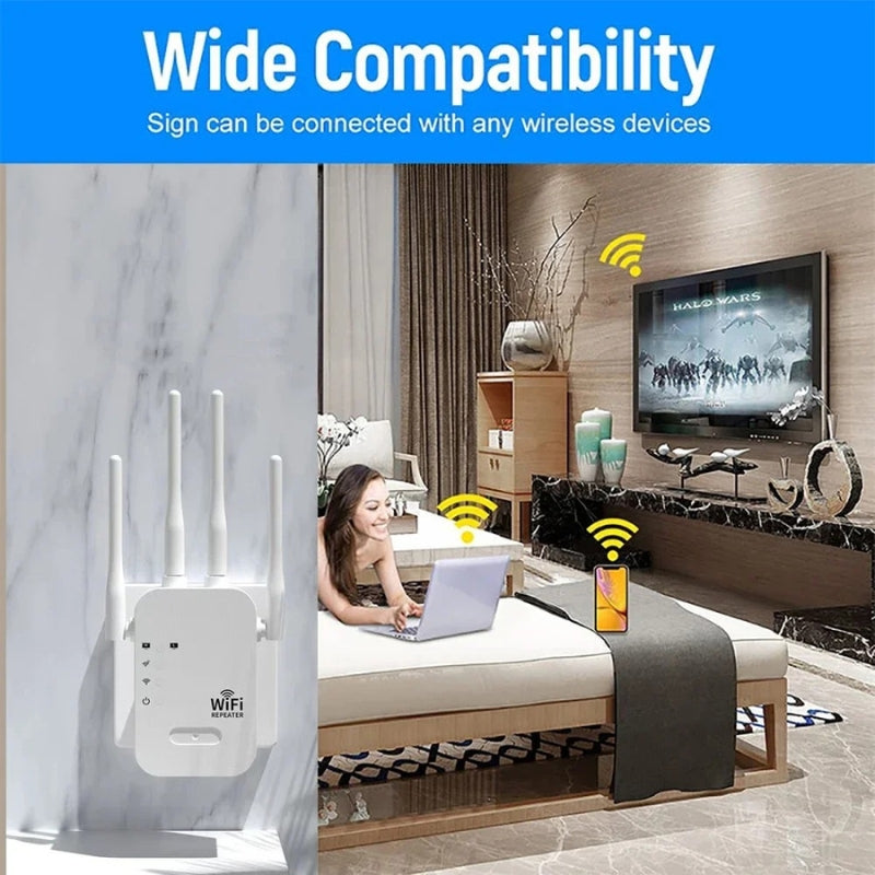 Répéteur Wi-Fi extérieur – amplification du signal jusqu'à 1200 Mb/s