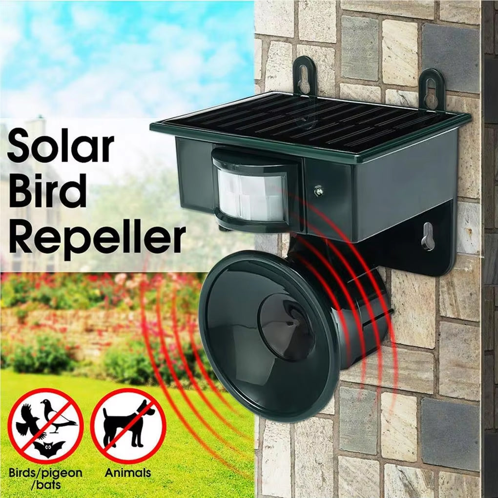 Répulseur solaire à ultrasons pour chauves-souris et animaux sauvages