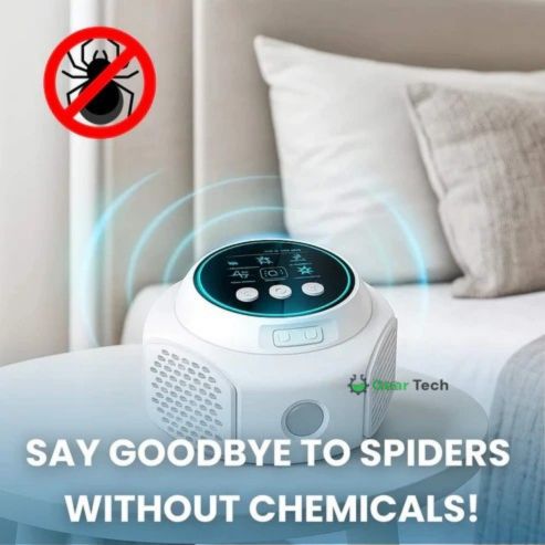 Répulsif à araignées ultrasonique sur prise, sans produits chimiques