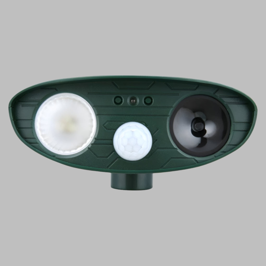Répulsif à lièvres et lapins solaire à ultrasons avec flash LED