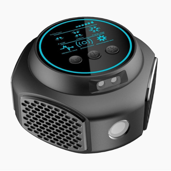Répulsif ultrasonique contre les abeilles et les guêpes sans produits chimiques avec couverture à 360° pour intérieur et extérieur