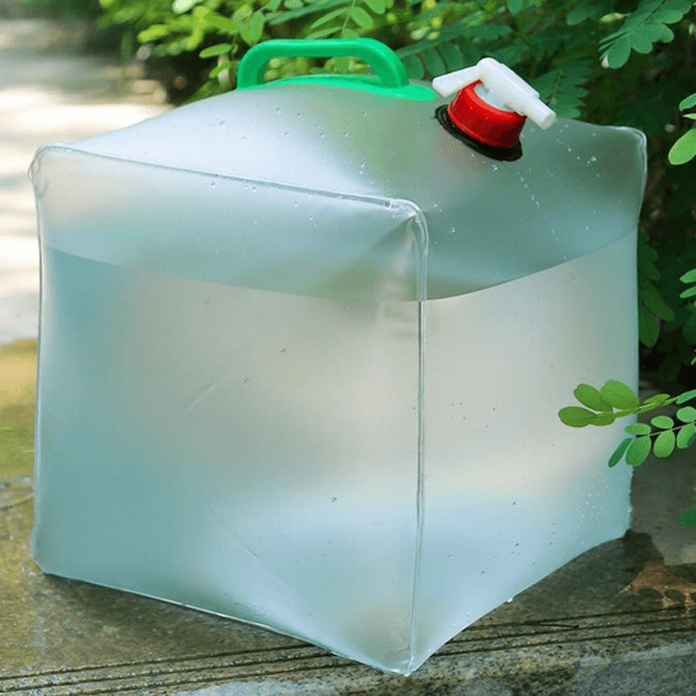 Réservoir d'eau portable et pliable pour voyage et activités en plein air
