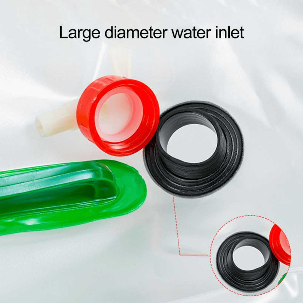 Réservoir d'eau portable et pliable pour voyage et activités en plein air
