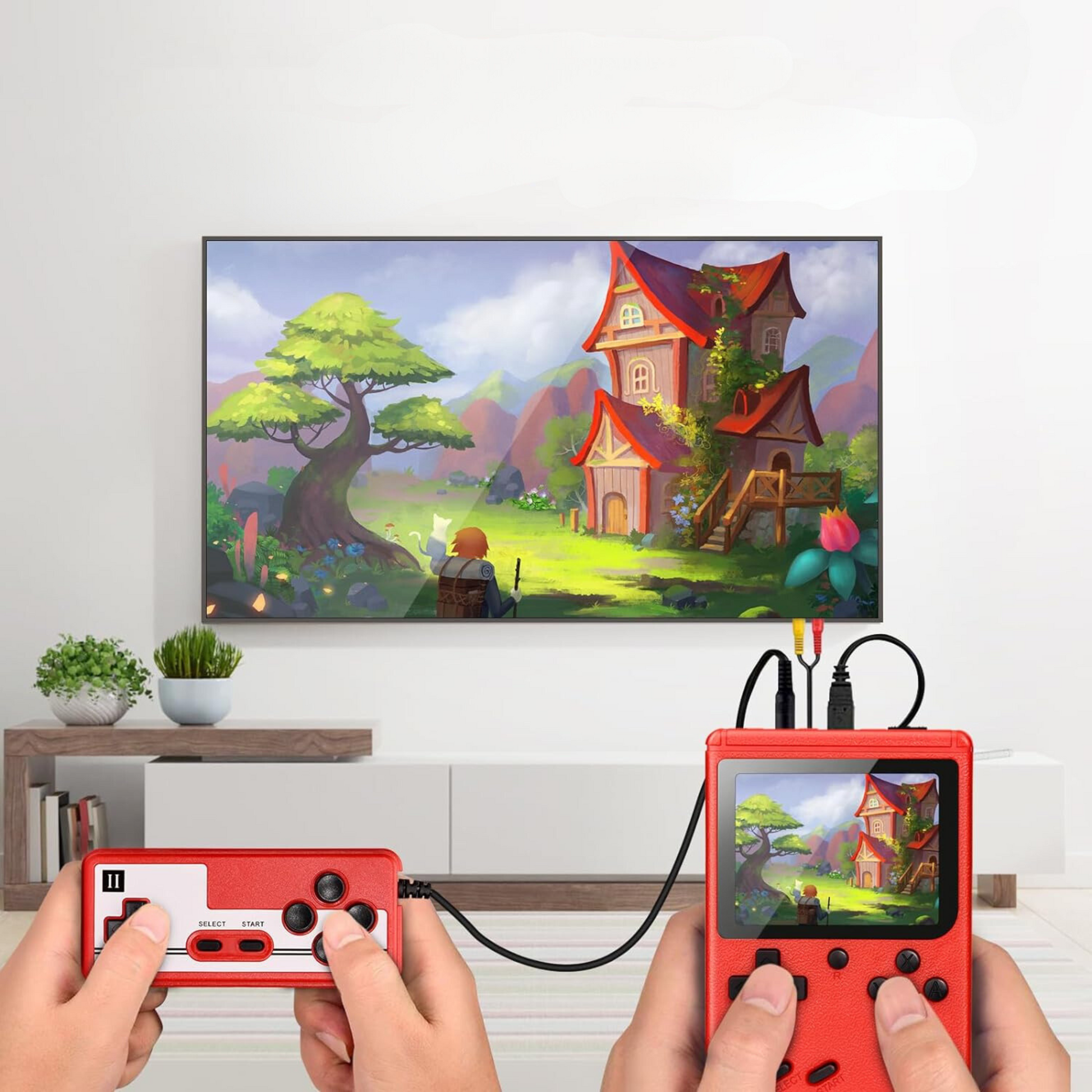 Retro Game Player - Over 400 Games Nostalgia Olvoria