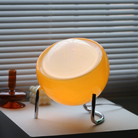 RETRO SKLENENÁ STOLNÁ LAMPA - ATMOSFÉRICKÉ NORDICKÉ NOČNÉ OSVETLENIE