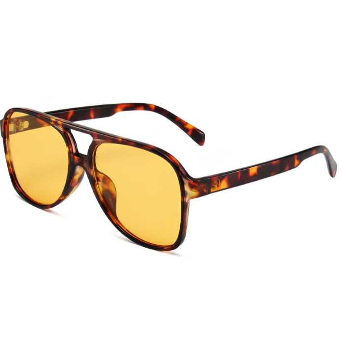 Retro Oversized Aviator Sunglasses - Amara - Image 1