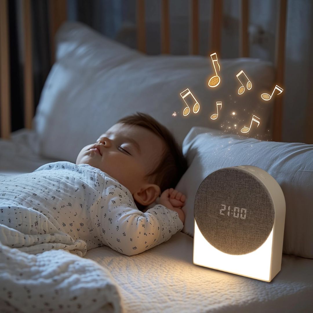 Réveil numérique avec simulateur d'aube, bruit blanc et entraîneur de sommeil pour enfants et adultes