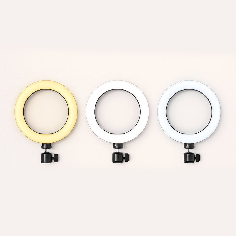 Ring light avec trépied – 3 températures de couleur – LJJ-26