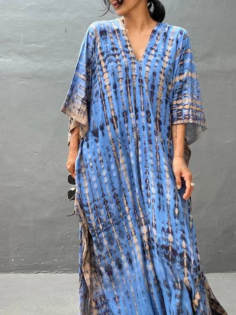 Robe caftan maxi d'été, aérée et élégante