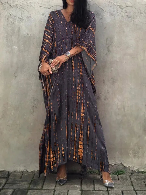 Robe caftan maxi d'été, aérée et élégante