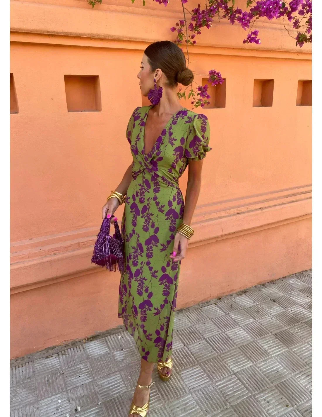 Robe d'automne sophistiquée