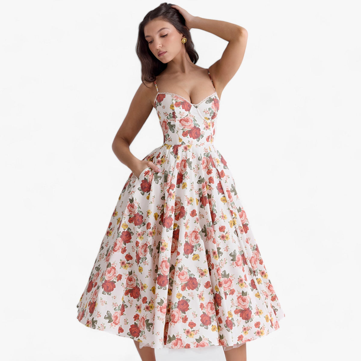 Robe de soirée – coupe élégante et détails stylés