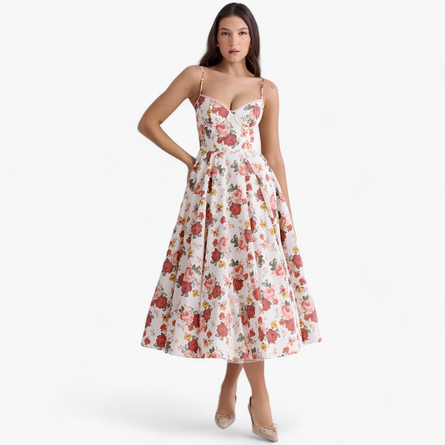 Robe de soirée – coupe élégante et détails stylés