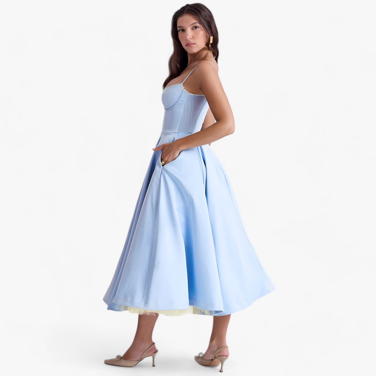Robe de soirée – coupe élégante et détails stylés