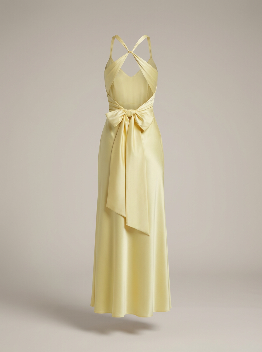 Robe de soirée maxi longue col en V pour femme, idéale pour mariage et fête