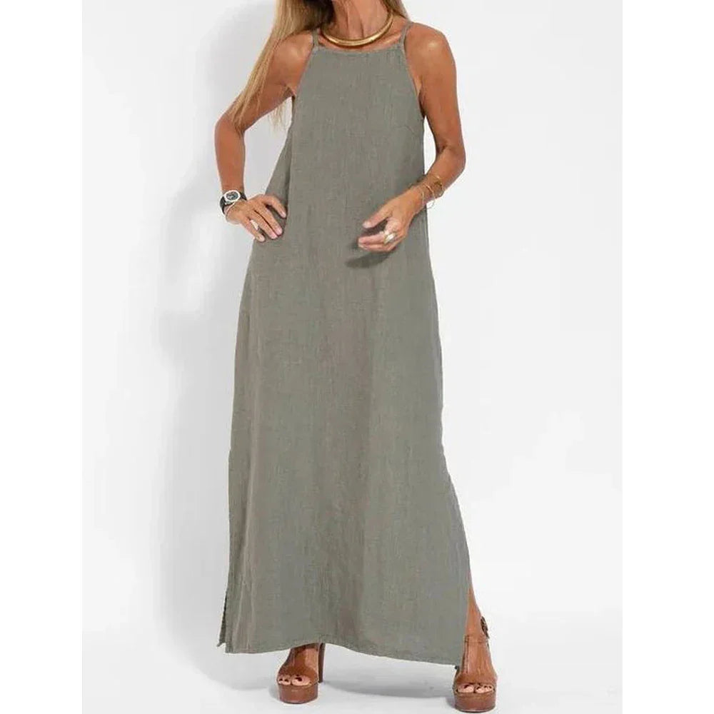 Robe élégante avec fentes